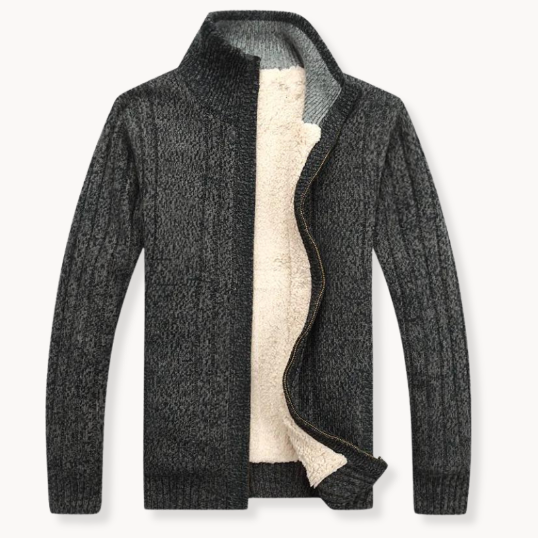 Evan | Cozy Knit Zip Cardigan