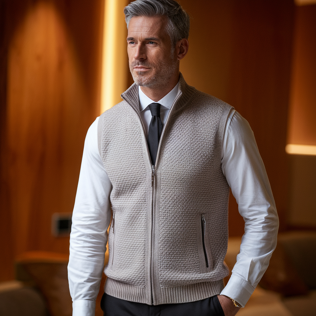 Joseph | Knitted Full Zip Gilet