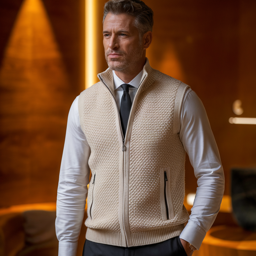 Joseph | Knitted Full Zip Gilet