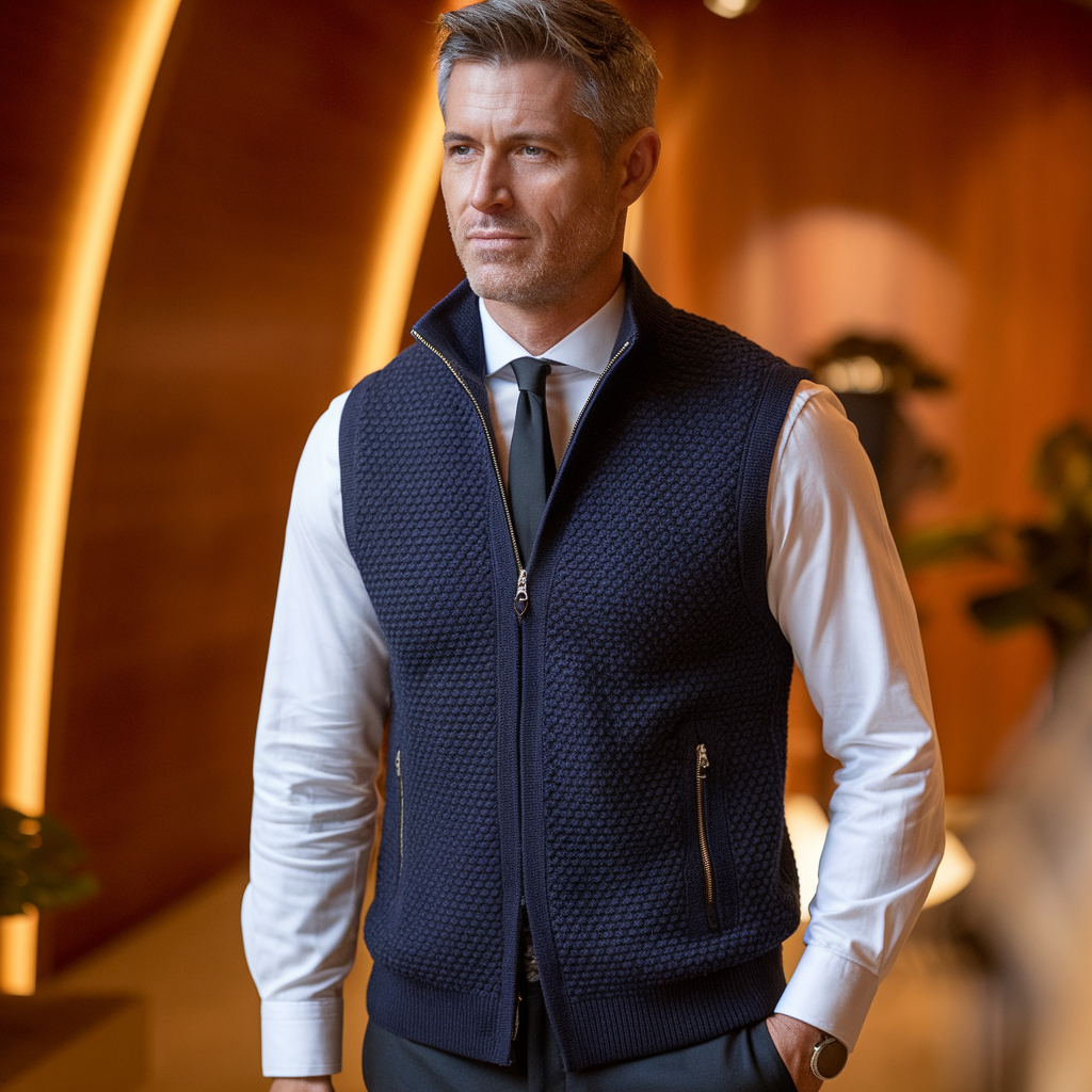 Joseph | Knitted Full Zip Gilet