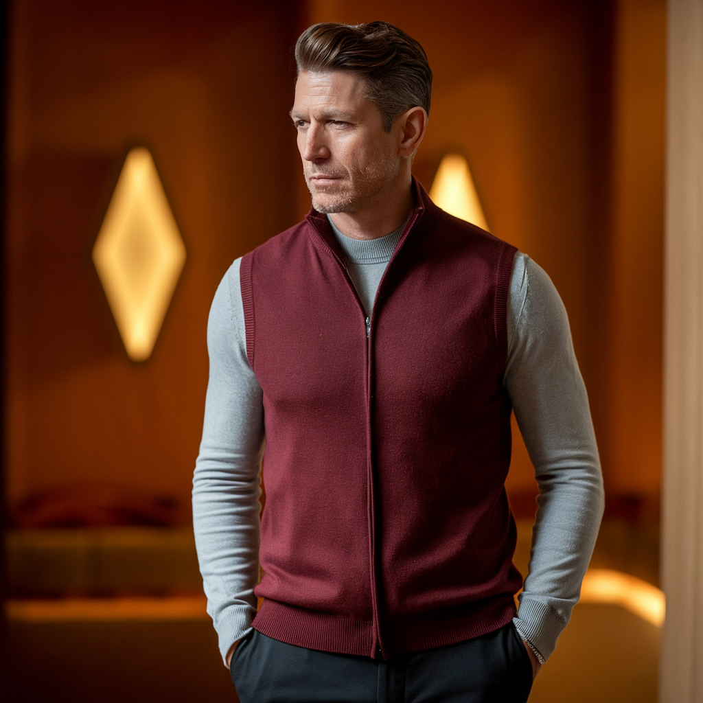 Finley | Cashmere Full Zip Vest