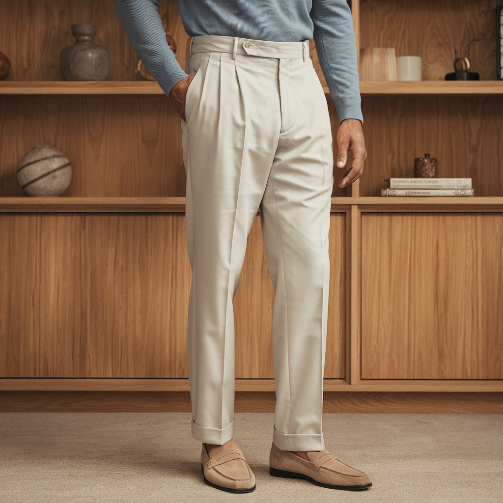 Matthew | Pleated Trousers