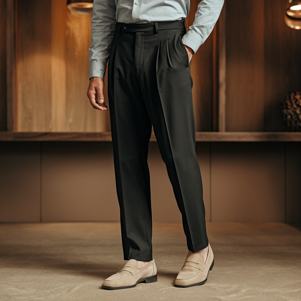 Matthew | Pleated Trousers