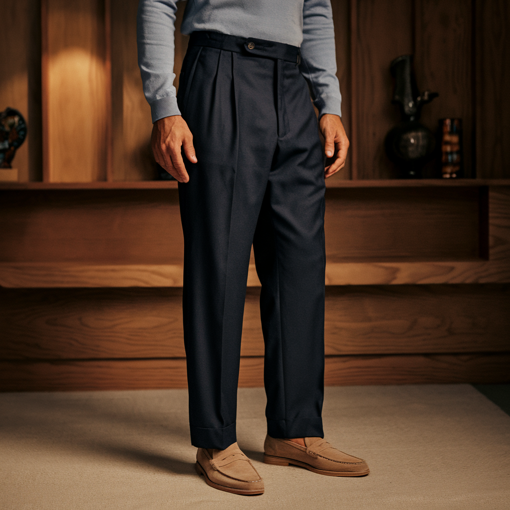 Matthew | Pleated Trousers