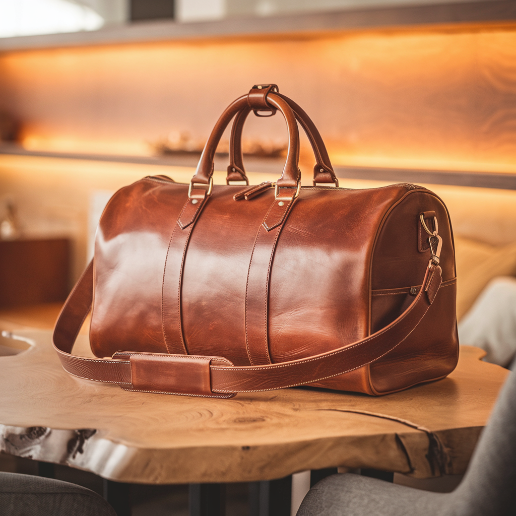 Michael | Leather Duffle Bag