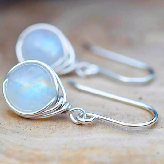 Grace | Vintage Moonstone Earrings